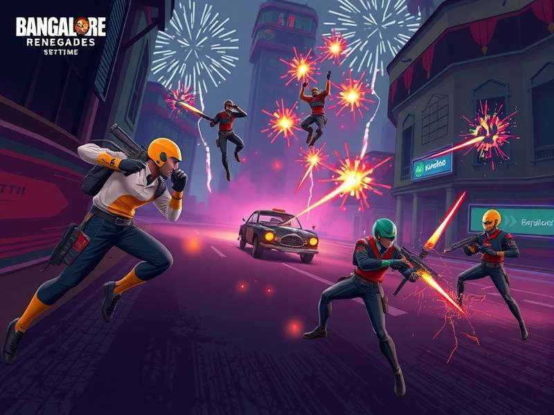 Bangalore Renegades Diwali event with fireworks and special effects